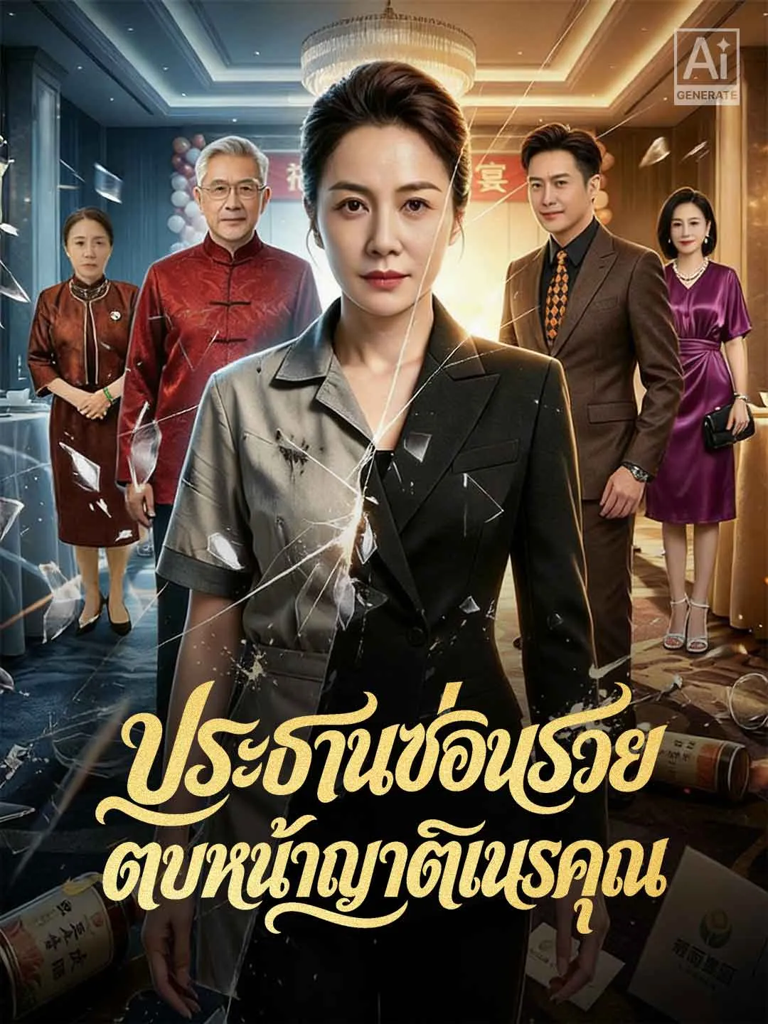 ประธานซ่อนรวยตบหน้าญาติเนรคุณ พากย์ไทย